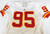 2004 Kansas City Chiefs Isaac White #95 Game Issued White Jersey 52 0270