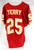 1993 Kansas City Chiefs Doug Terry #25 Game Issued Red Jersey 42 0307