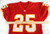 1993 Kansas City Chiefs Doug Terry #25 Game Issued Red Jersey 42 0307