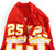 1993 Kansas City Chiefs Doug Terry #25 Game Issued Red Jersey 42 0307