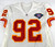 1994 Kansas City Chiefs #92 Game Issued White Jersey 75th NFL Patch 48 0315