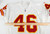 2001 Kansas City Chiefs Carter #46 Game Issued White Jersey 42 0275