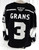 Ontario Reign Helge Grans #3 Game Used Black Jersey 56 458