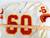 1993 Kansas City Chiefs Chris Thome #60 Game Issued White Jersey 50 0295