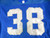 1994 Detroit Lions Daryl Porter #38 Game Used Blue Jersey 48 0247
