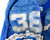 1994 Detroit Lions Daryl Porter #38 Game Used Blue Jersey 48 0247