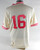Miami Hurricanes #16 Game Used White Jersey Breast Cancer Night 46 825
