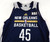 2015-16 New Orleans Pelicans Bertans #45 Game Issued Navy Practice Jersey XL 379