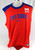 2024-25 Detroit Pistons #0 Game Used Red Tank Top Shirt XL 592