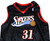 2004-05 Philadelphia 76ers Glenn Robinson #31 Game Issued Black Jersey 52 584
