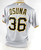 2020 Pittsburgh Pirates Jose Osuna #36 Game Issued Pos Used Grey Jersey 46 2