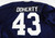 1990s Florida Panthers Doherty #43 Game Used Navy Practice Jersey 54 0645