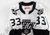 2023-24 Ontario Reign Tobias Bjornfot #33 Game Used White Jersey 56 408