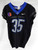 2022 Boise State Broncos #35 Game Used Black Jersey Football NP Rem 44 953