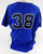 2000s Wilmington Blue Rocks #38 Game Used Blue Jersey 48 715