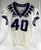 2020 Texas Christian TCU Frogs #40 Game Used White Jersey Football NP Rem 42 673