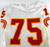 1994 Kansas City Chiefs #75 Game Issued White Jersey 75th Anniversary Patch 46 2