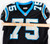 2000 Carolina Panthers Clarence Jones #75 Game Used Black Jersey 50 0619