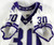 2020 Texas Christian TCU Frogs #30 Game Used White Jersey Football NP Rem 42 627