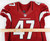 2014 Arizona Cardinals Shaq Riddick #47 Game Issued Red Jersey 44 995
