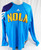 2011-12 New Orleans Pelicans #1 0 Game Used Blue Shooting Shirt 2XL 314