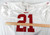 2010 San Francisco 49ers Frank Gore #21 Game Issued White Practice Jersey L 0686