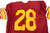 USC Trojans #28 Game Used Red Jersey Football L 0471