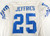 1997 Detroit Lions Greg Jeffries #25 Game Used White Jersey 46 0479