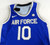 2021-22 Air Force Falcons #10 Game Used Blue Jersey Basketball L 210