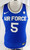 2021-22 Air Force Falcons #5 Game Used Blue Jersey Basketball M 212