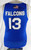 2022-23 Air Force Falcons #13 Game Used Blue Jersey Basketball L 216