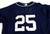 2016 San Diego Padres #25 Game Used Navy Jersey ST BP 50 0563