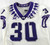 2019-22 Texas Christian TCU Frogs #30 Game Used White Jersey Football NP R 40 5
