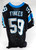1997 Carolina Panthers Matt Finkes #59 Game Used Black Jersey 48 0494