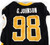 Missouri Tigers G.Johnson #98 Game Issued Black Jersey Football 44 0693