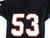 1984 Houston Gamblers Ron Reliford #53 Game Used Black Jersey USFL 48 0499