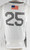 2021-22 Air Force Falcons #25 Game Used White Jersey Basketball L 203