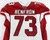 2014 Arizona Cardinals Justin Renfrow #73 Game Issued White Jersey 46 994