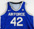 2021-22 Air Force Falcons #42 Game Used Blue Jersey Basketball XL 207