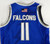 2021-22 Air Force Falcons #11 Game Used Blue Jersey Basketball M 208