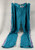 1992-93 Charlotte Hornets Game Issued Teal Warm Up Pants 42 782