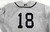 Jacksonville Suns #18 Game Used Grey Jersey 48 799