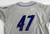 Omaha Storm Chasers #47 Game Used Grey Jersey XL 807