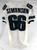 1996 Philadelphia Eagles Eric Simonson #66 Game Issued White Jersey 48 0203
