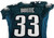 1996 Philadelphia Eagles Kevin Bouie #33 Game Issued Green Jersey 44 0213