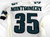 1996 Philadelphia Eagles Bill Montgomery #35 Game Issued White Jersey 46 0218