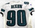 1996 Philadelphia Eagles Ronnie Dixon #90 Game Issued White Jersey 50 0224