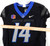 2019 Boise State Broncos #14 Game Used Black Jersey Football NP Rem 40 970