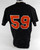 2000s Baltimore Orioles #59 Game Used Black Jersey ST BP 46 812