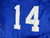 2013 Boise State Broncos #14 Game Used Blue Jersey Volleyball L 988